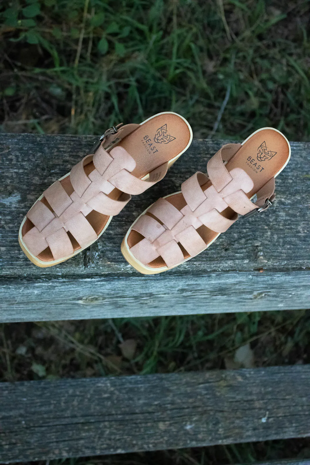 Presley Block Heel Slide