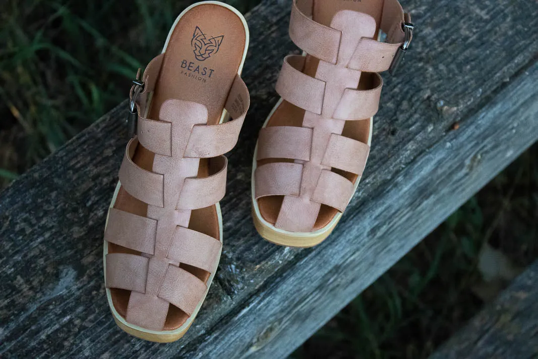 Presley Block Heel Slide