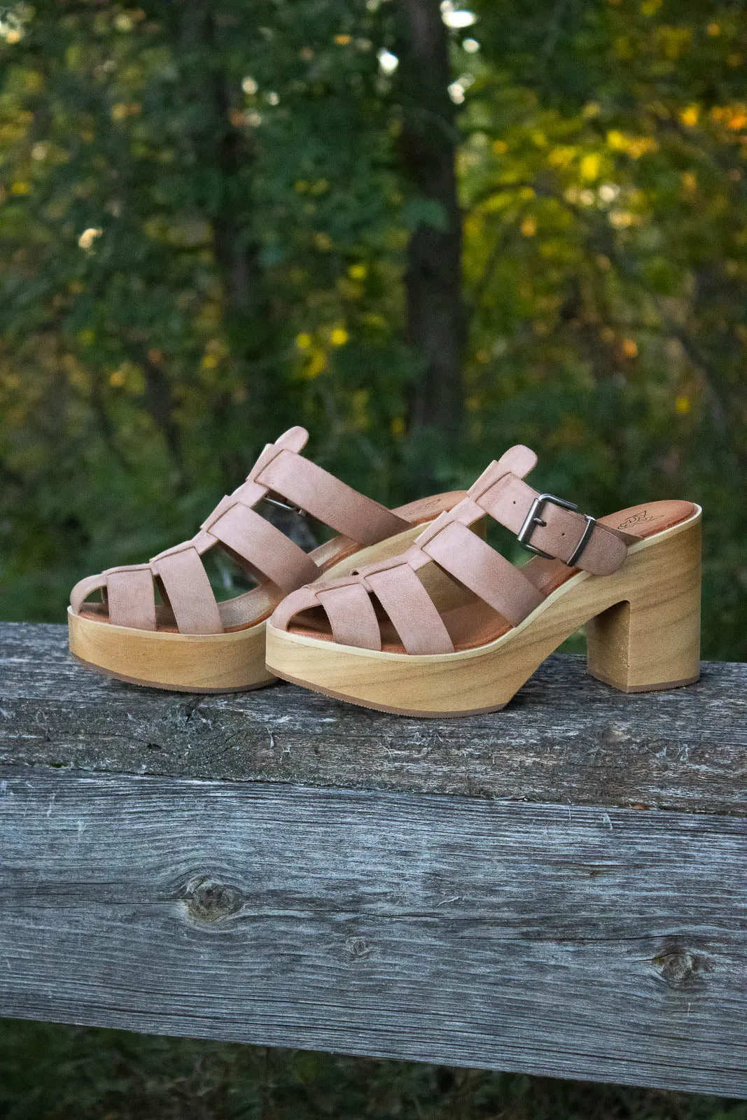 Presley Block Heel Slide