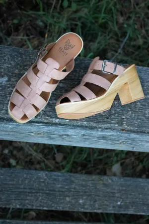 Presley Block Heel Slide