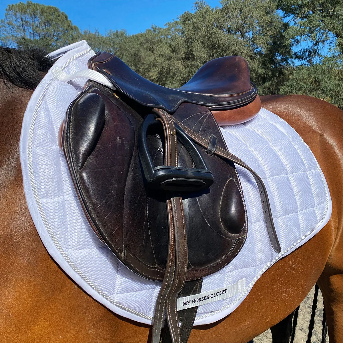 Pro Line 3D Air Mesh Jump AP Saddle Pad White