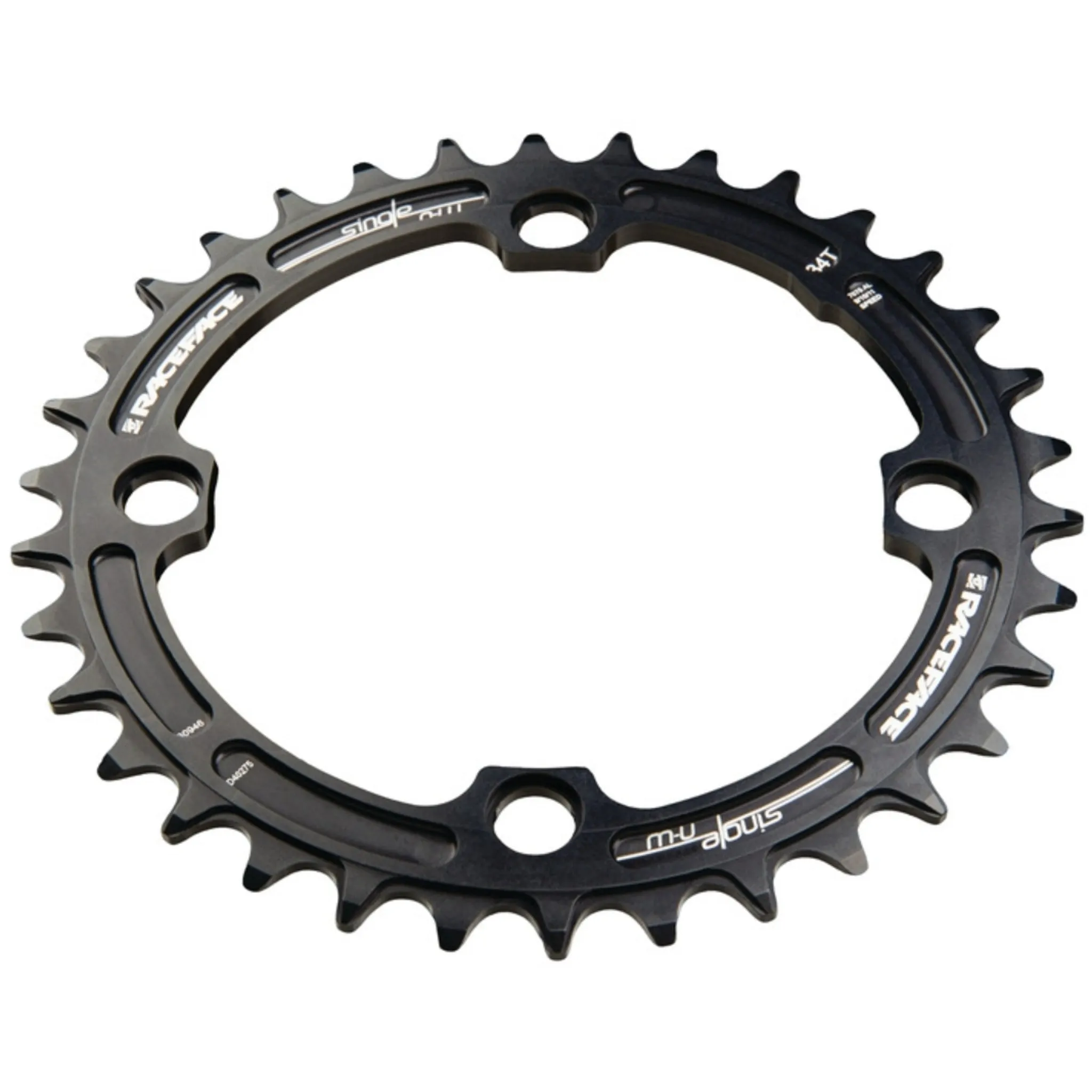 Race Face Chainring Single Narrow Wide 104X34T Black