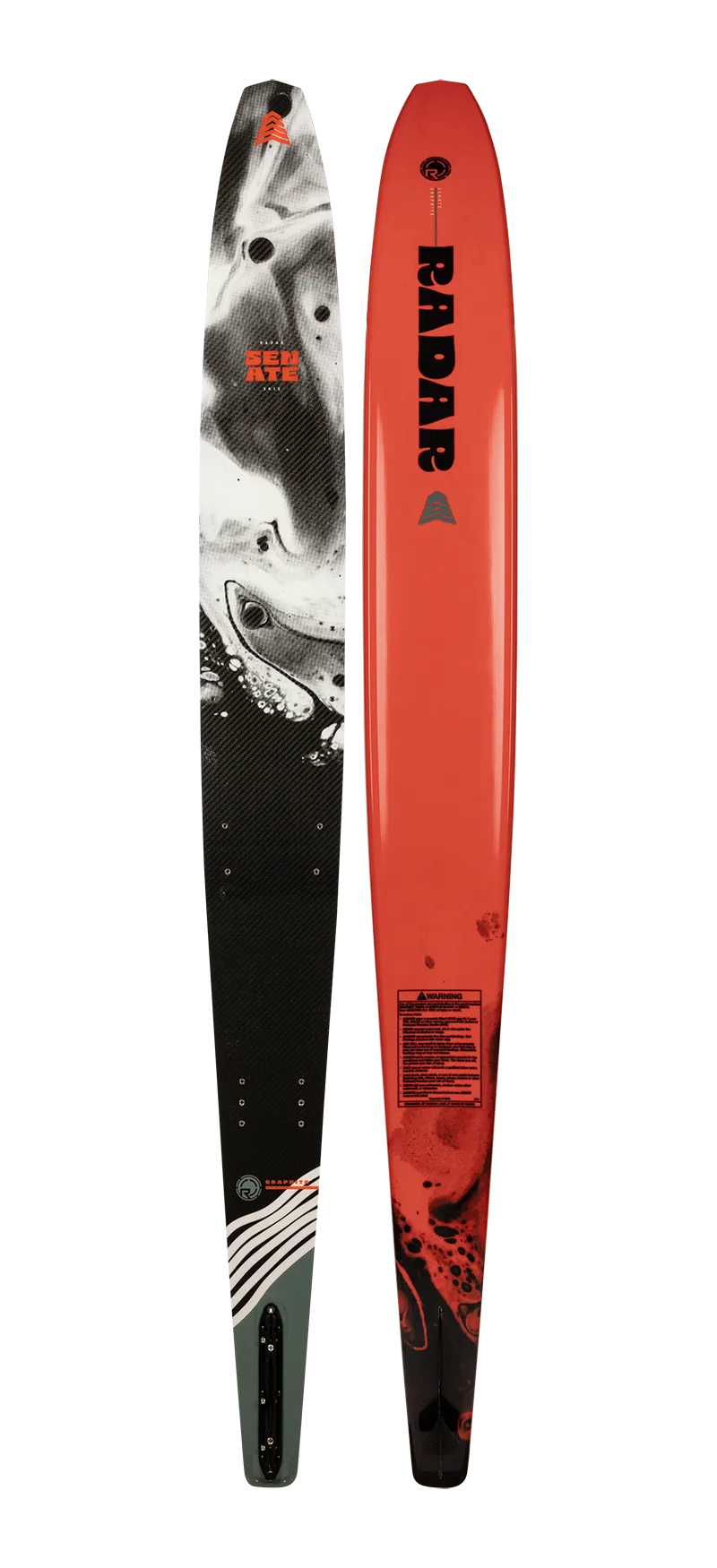 Radar Senate Graphite w/ Double Carbitex Vector Boa Waterski Package 2025