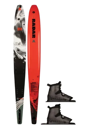 Radar Senate Graphite w/ Double Carbitex Vector Boa Waterski Package 2025