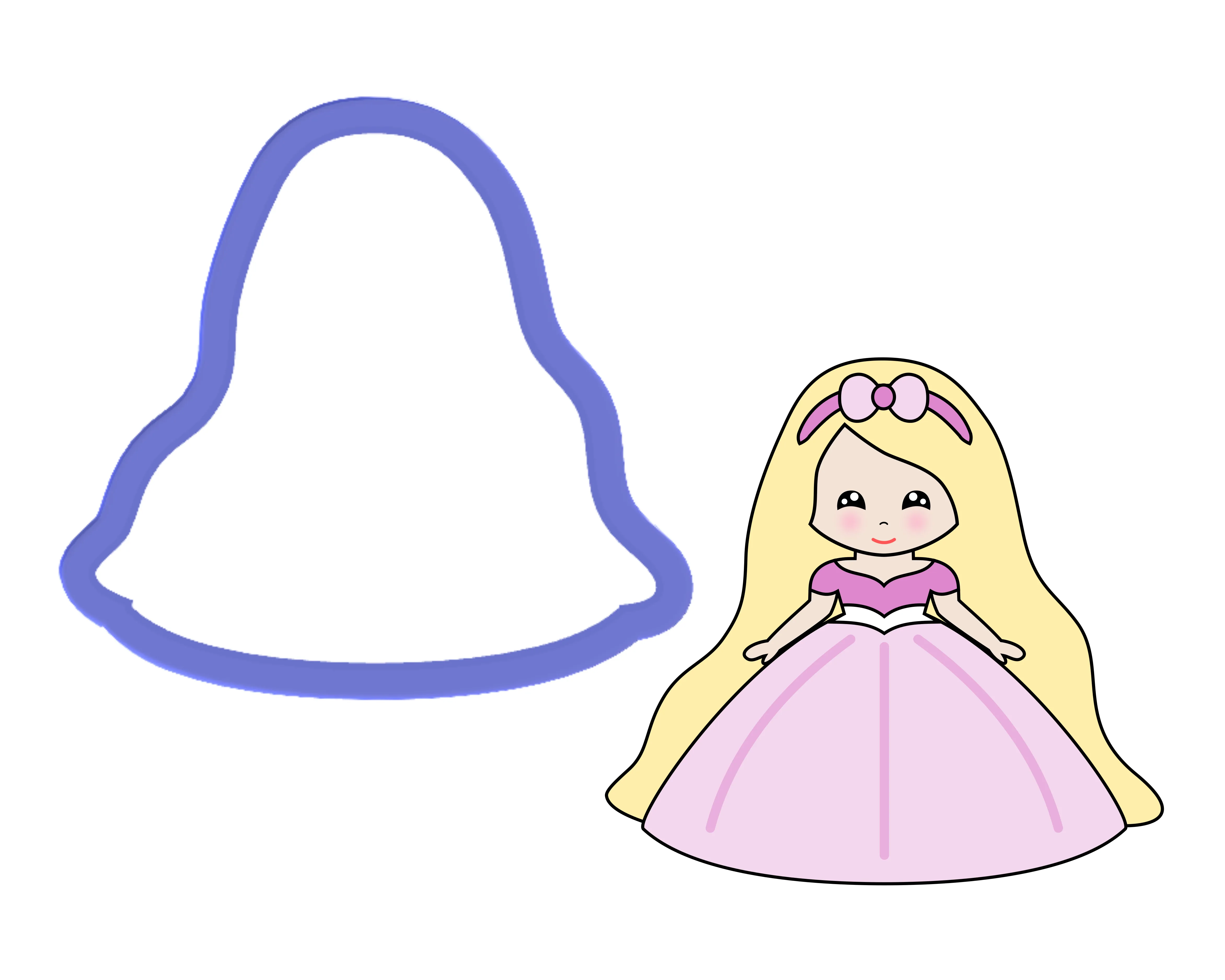 Rapunzel Cookie Cutter