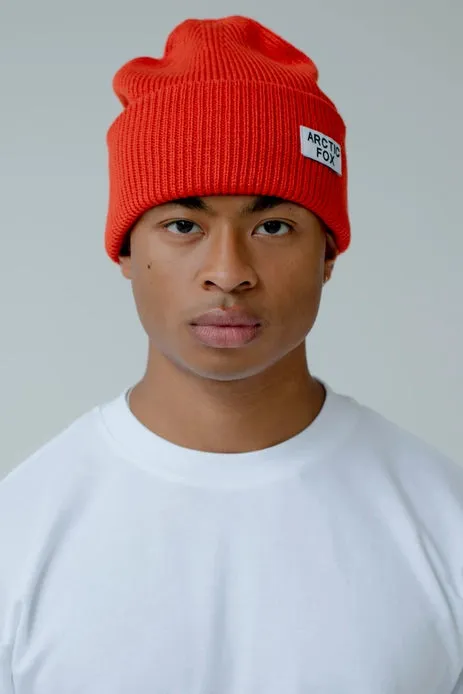 RECYCLED BOTTLE BEANIE || SUN KISSED CORAL