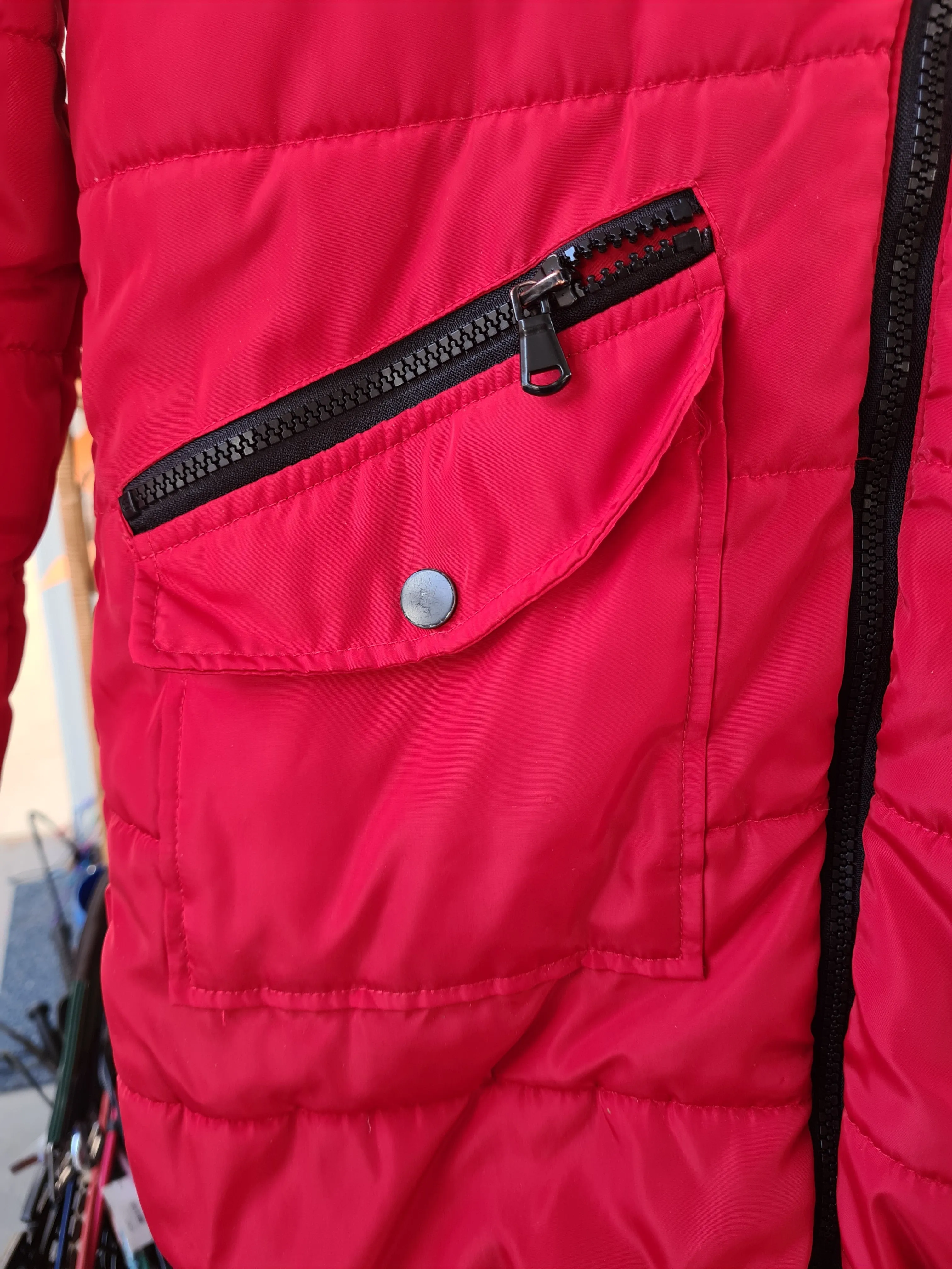 Red einter coat by George coat  age 9/10 FREE POSTAGE 🟢