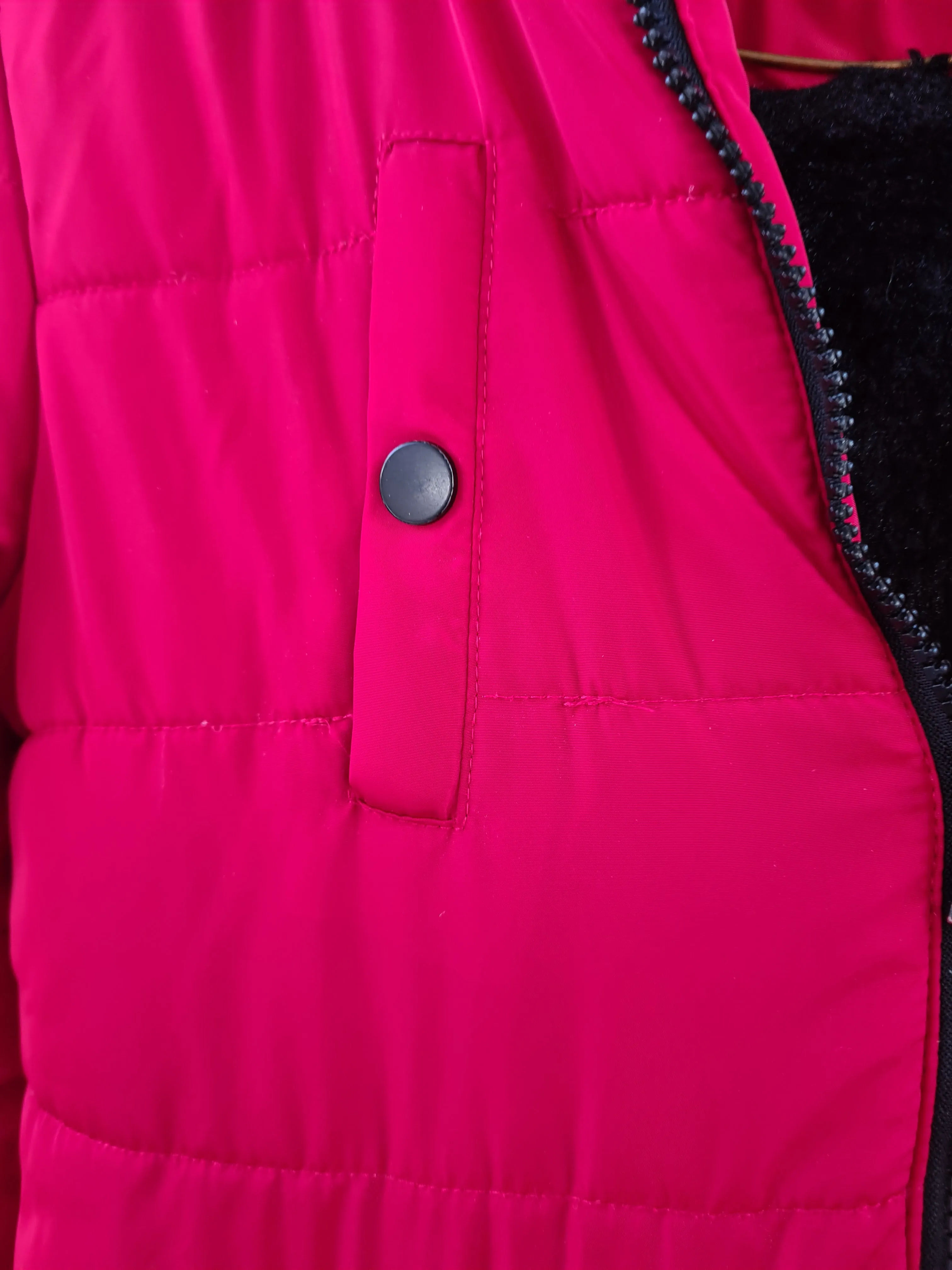 Red einter coat by George coat  age 9/10 FREE POSTAGE 🟢