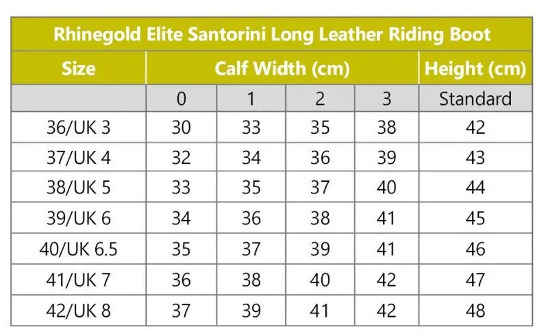 Rhinegold Elite Santorini Riding Boot