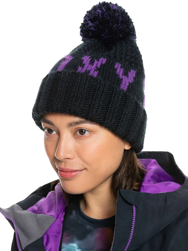 Roxy Womens Tonic Beanie - True Black
