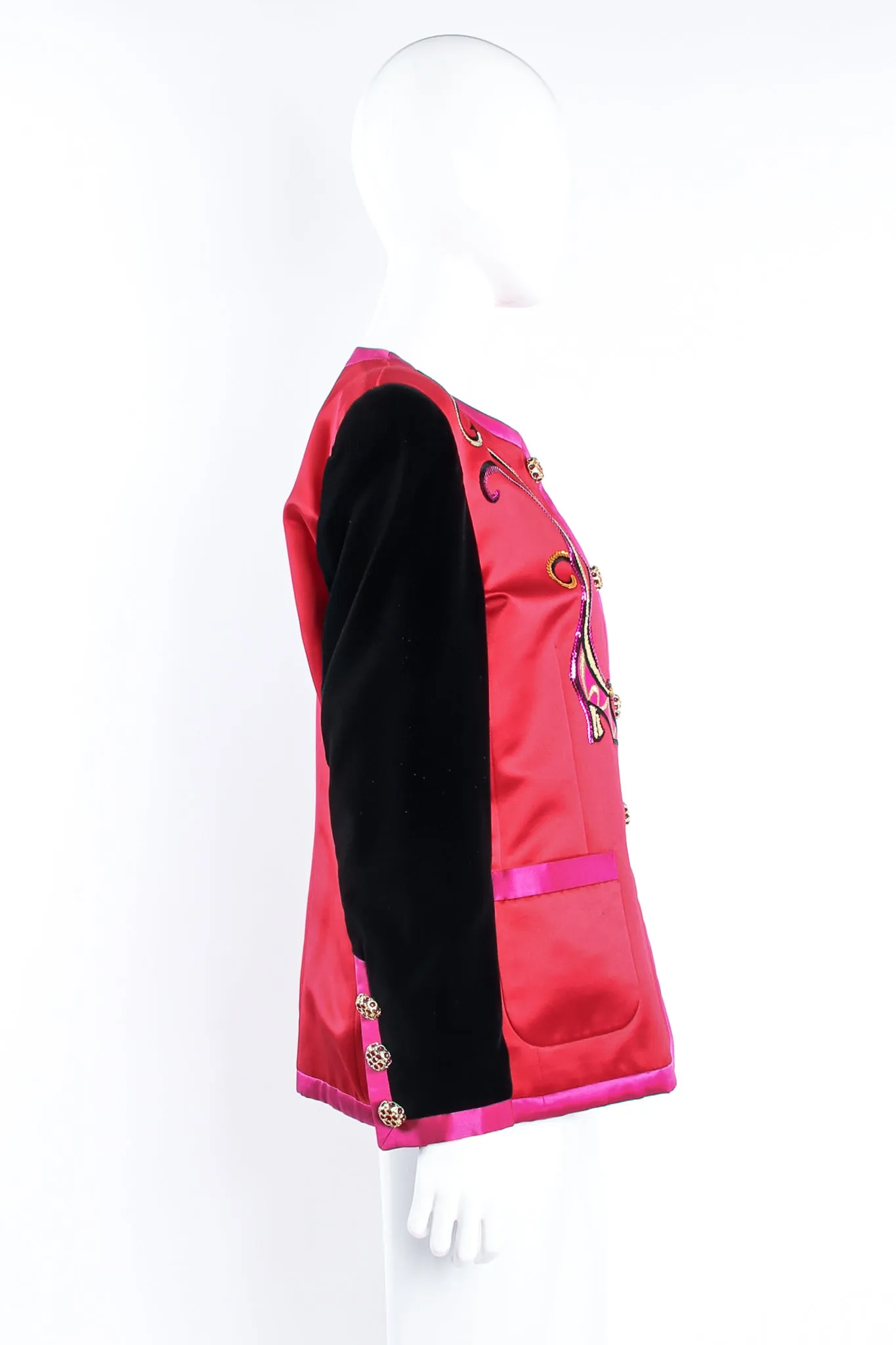 Satin Shoe Embellished Jacket