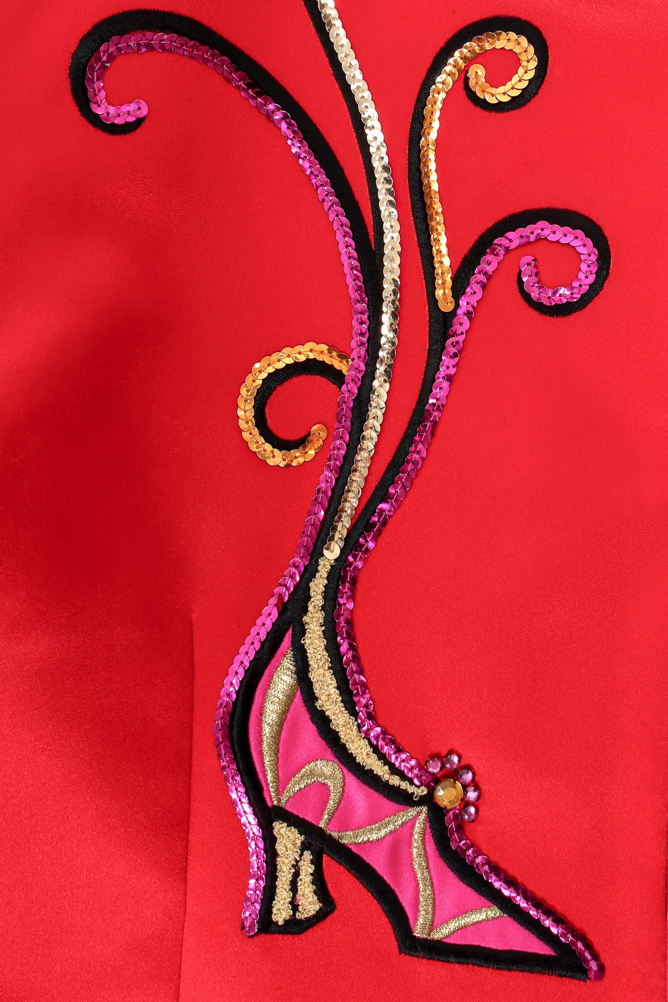 Satin Shoe Embellished Jacket