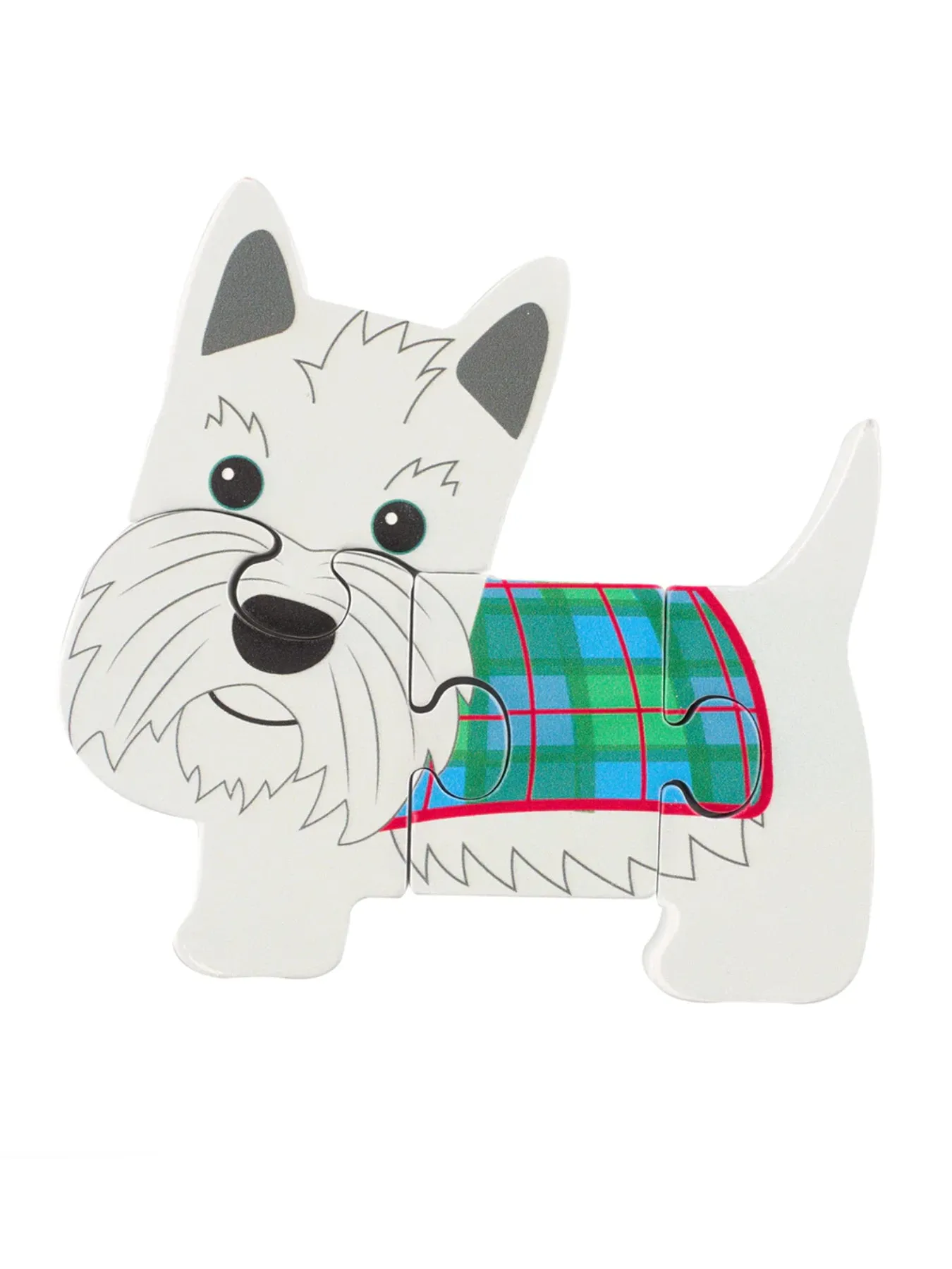 Scottie Dog Wooden Puzzle