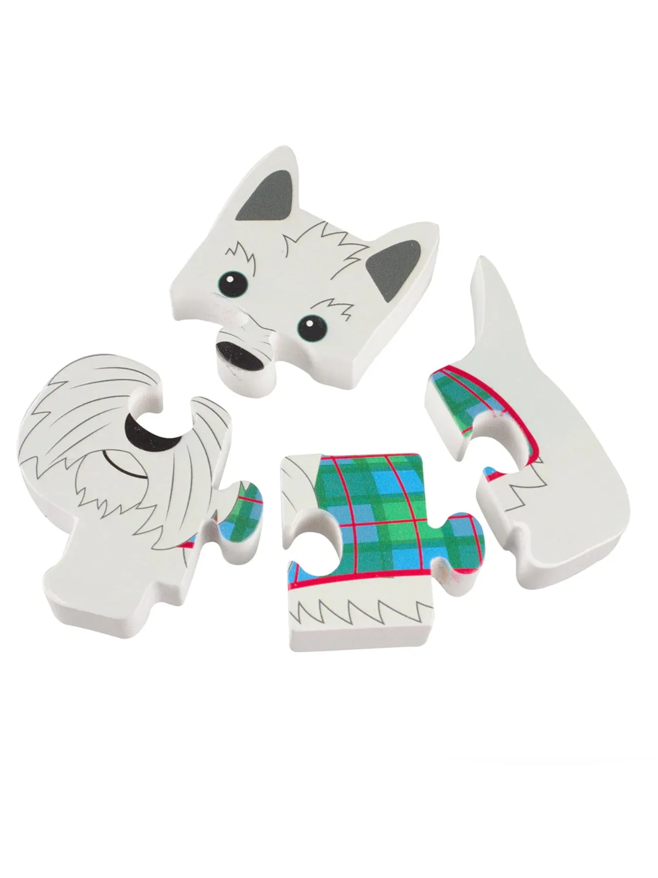 Scottie Dog Wooden Puzzle