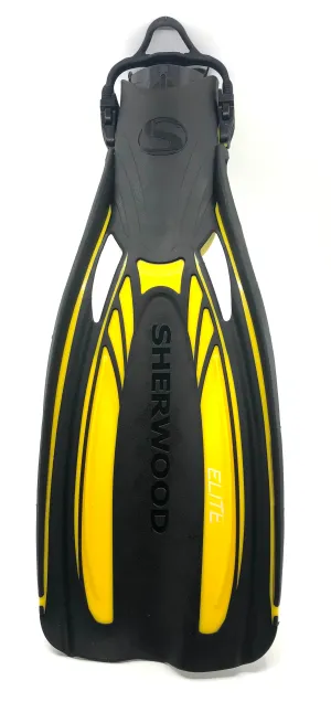 Sherwood Elite Strapped Fins Medium and X-Large