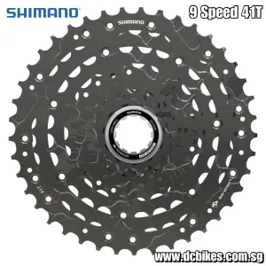 Shimano 9 Speed 41T Cues Black HG Cassette CS-LG300-9
