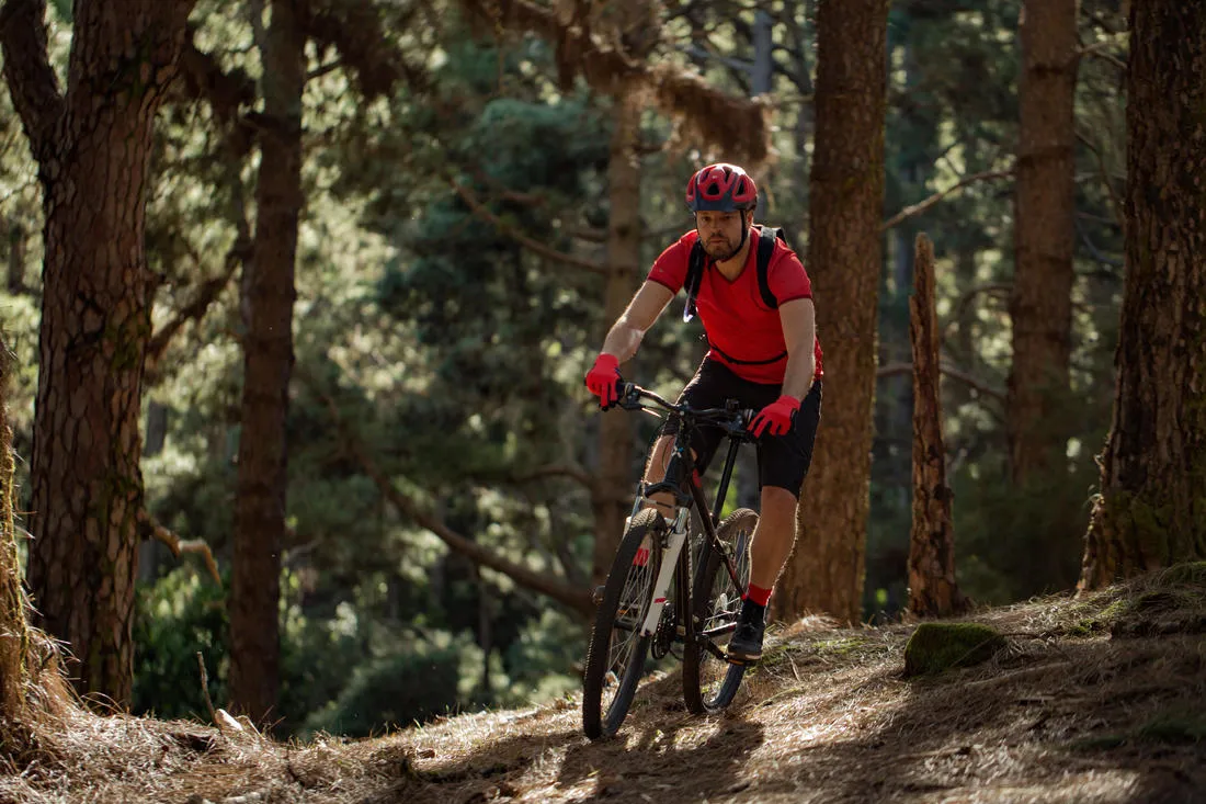 Short-Sleeved Mountain Bike Jersey ST 100