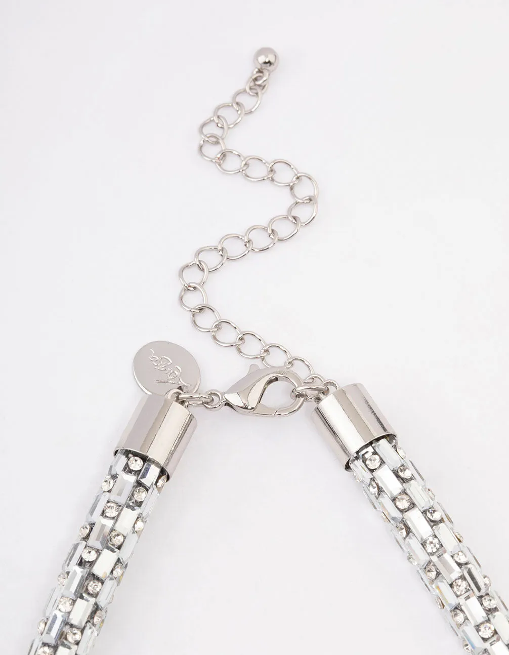 Silver Mixed Stone Necklace