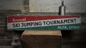 Ski Jumping Sign