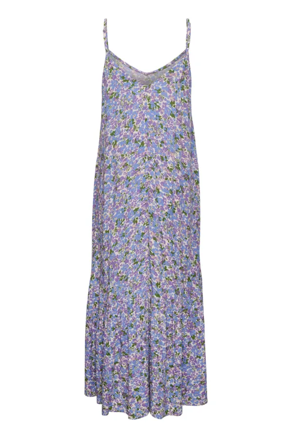 Soaked in Luxury SLZaya Strap Dress in Lavender Flickering Floral