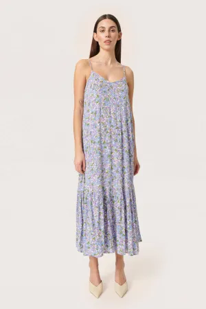 Soaked in Luxury SLZaya Strap Dress in Lavender Flickering Floral