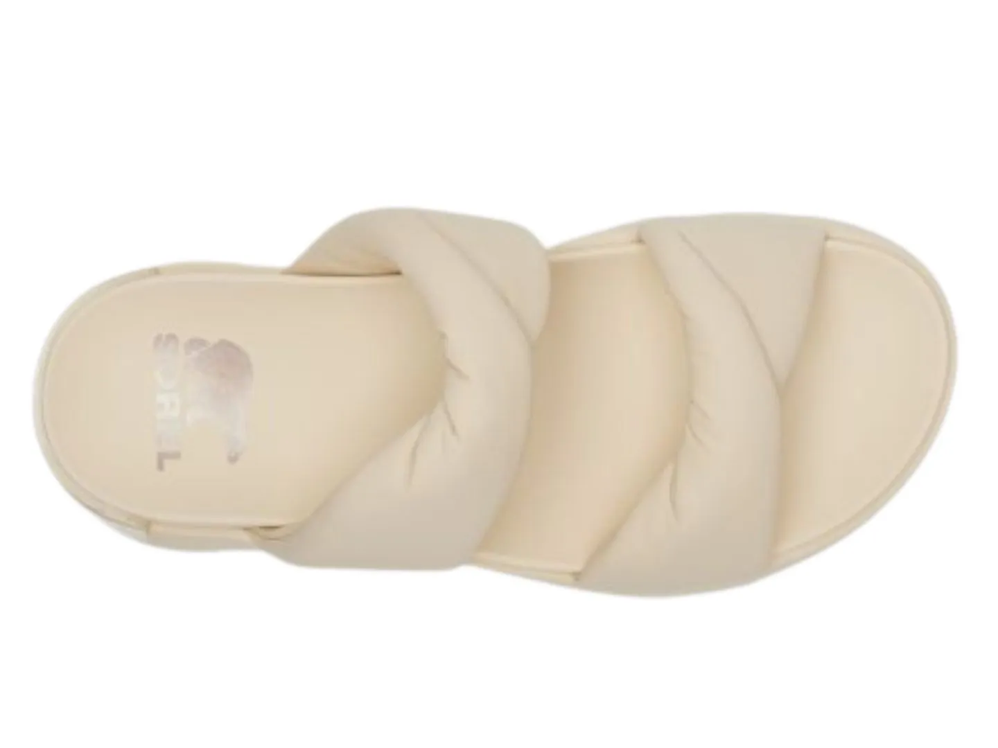Sorel: Vibe Twist Slide in Honey White