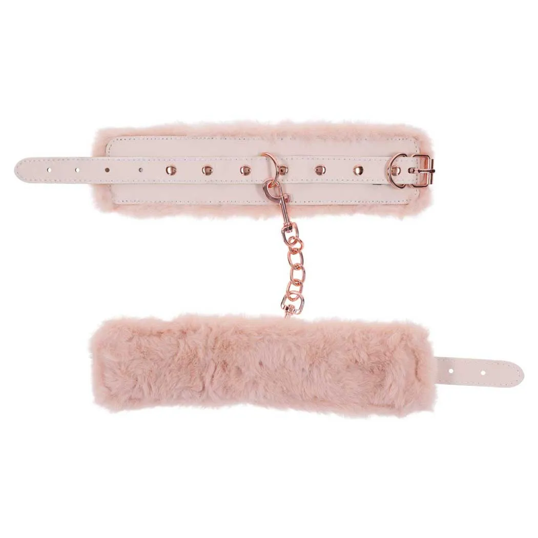 Sportsheets Peaches 'n CreaMe Fur Handcuffs