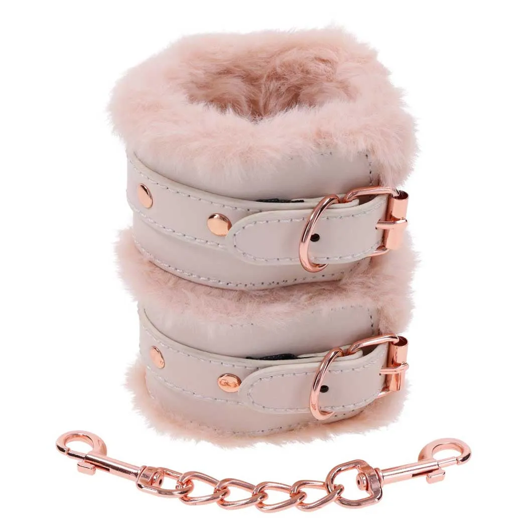 Sportsheets Peaches 'n CreaMe Fur Handcuffs