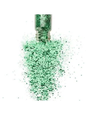 Spring Green Glitter Bottle - Bio degradable