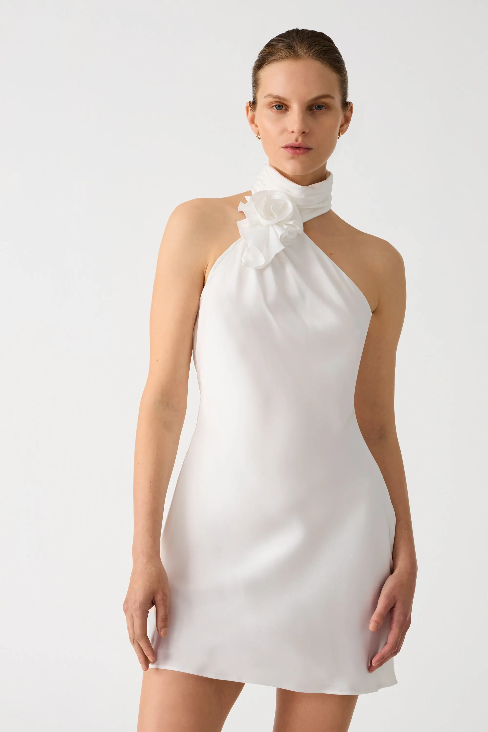 STERLING SATIN MINI DRESS