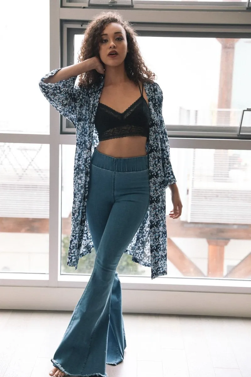 Strappy Back Geometric Lace Bralette - 3 colors