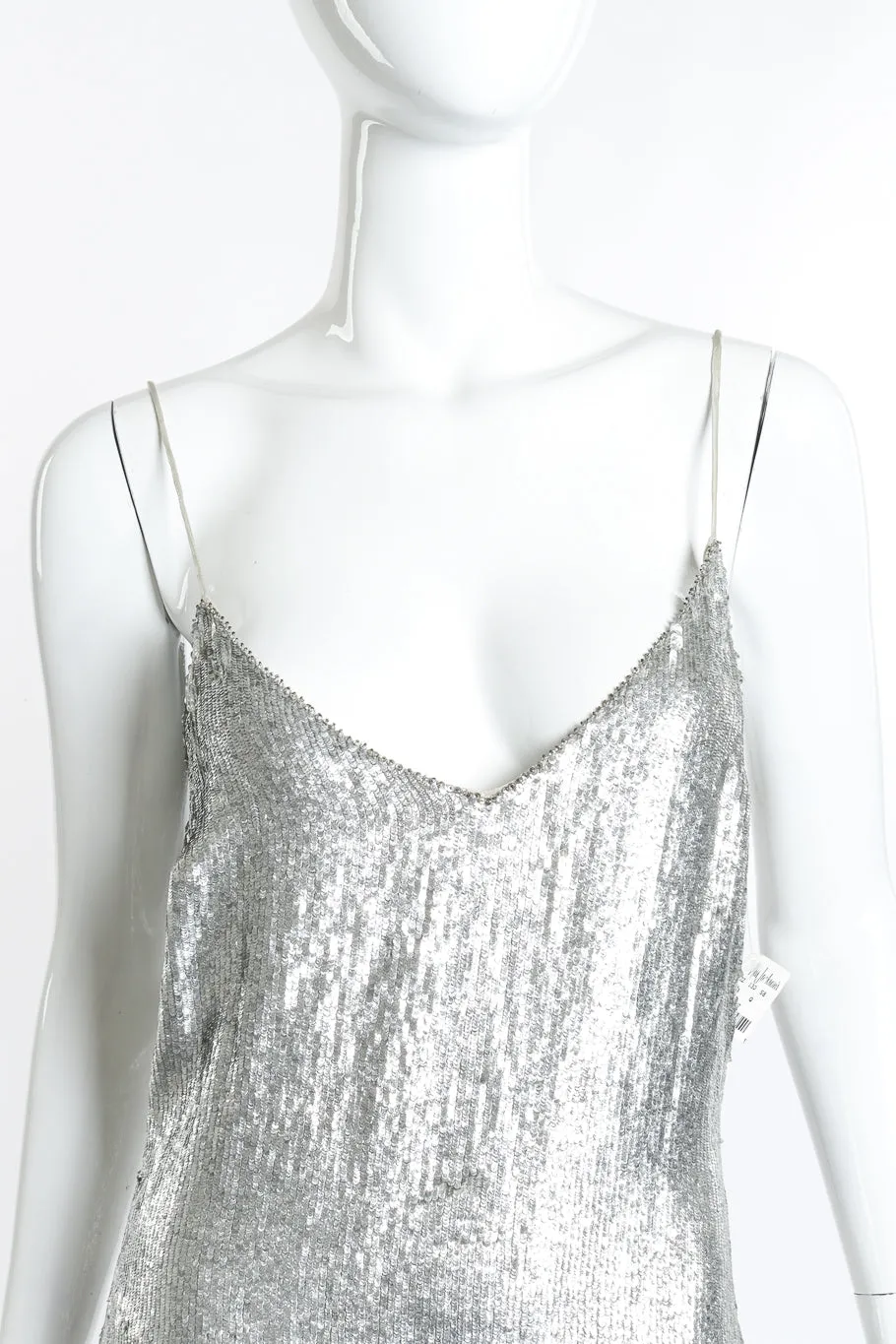 Strappy Metallic Sequin Dress