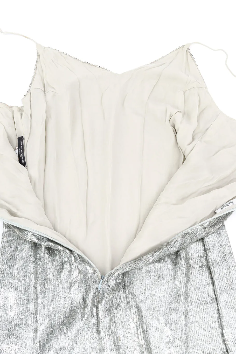 Strappy Metallic Sequin Dress