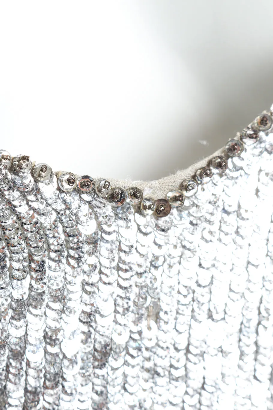 Strappy Metallic Sequin Dress