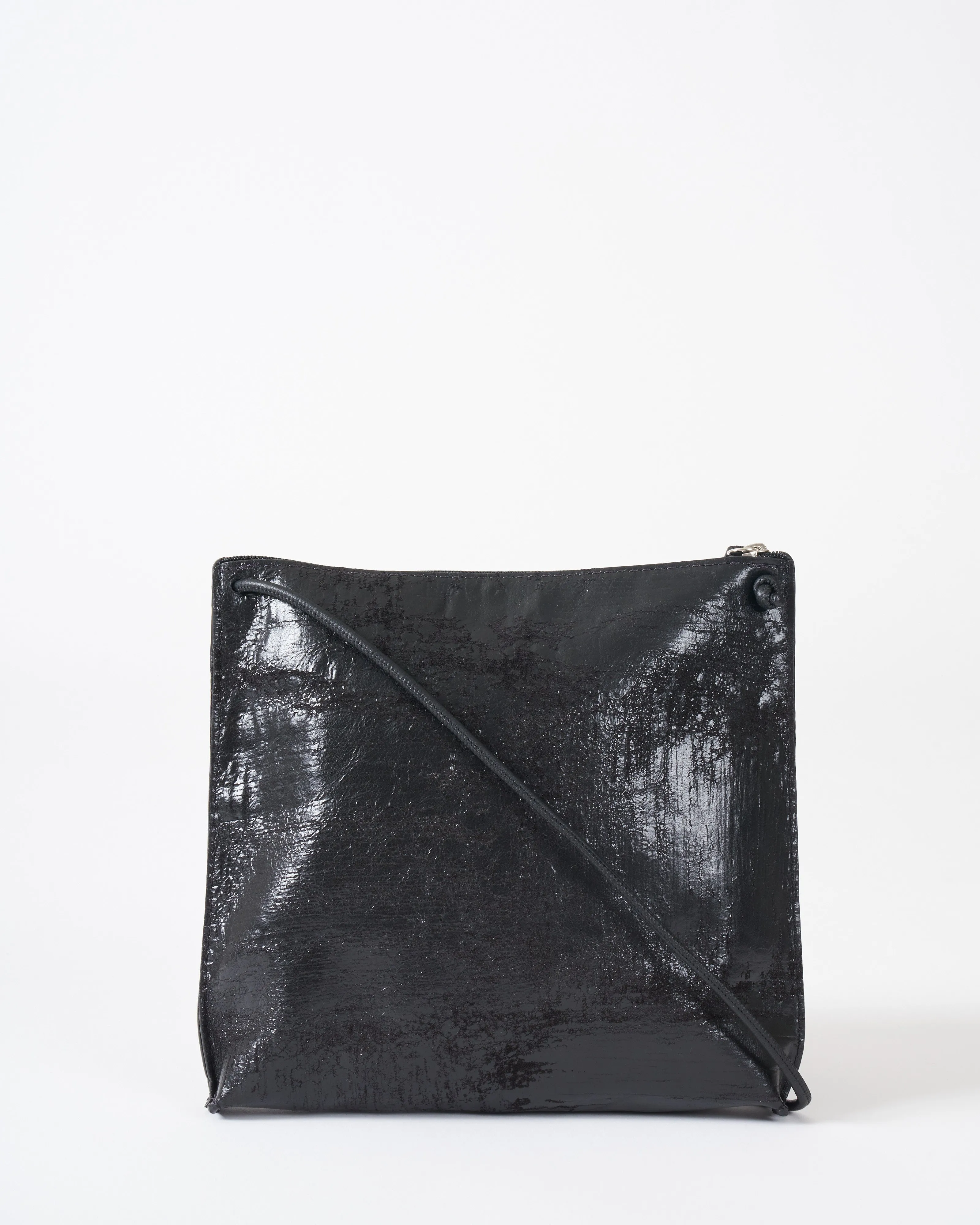 strappy pouch - cross hatch