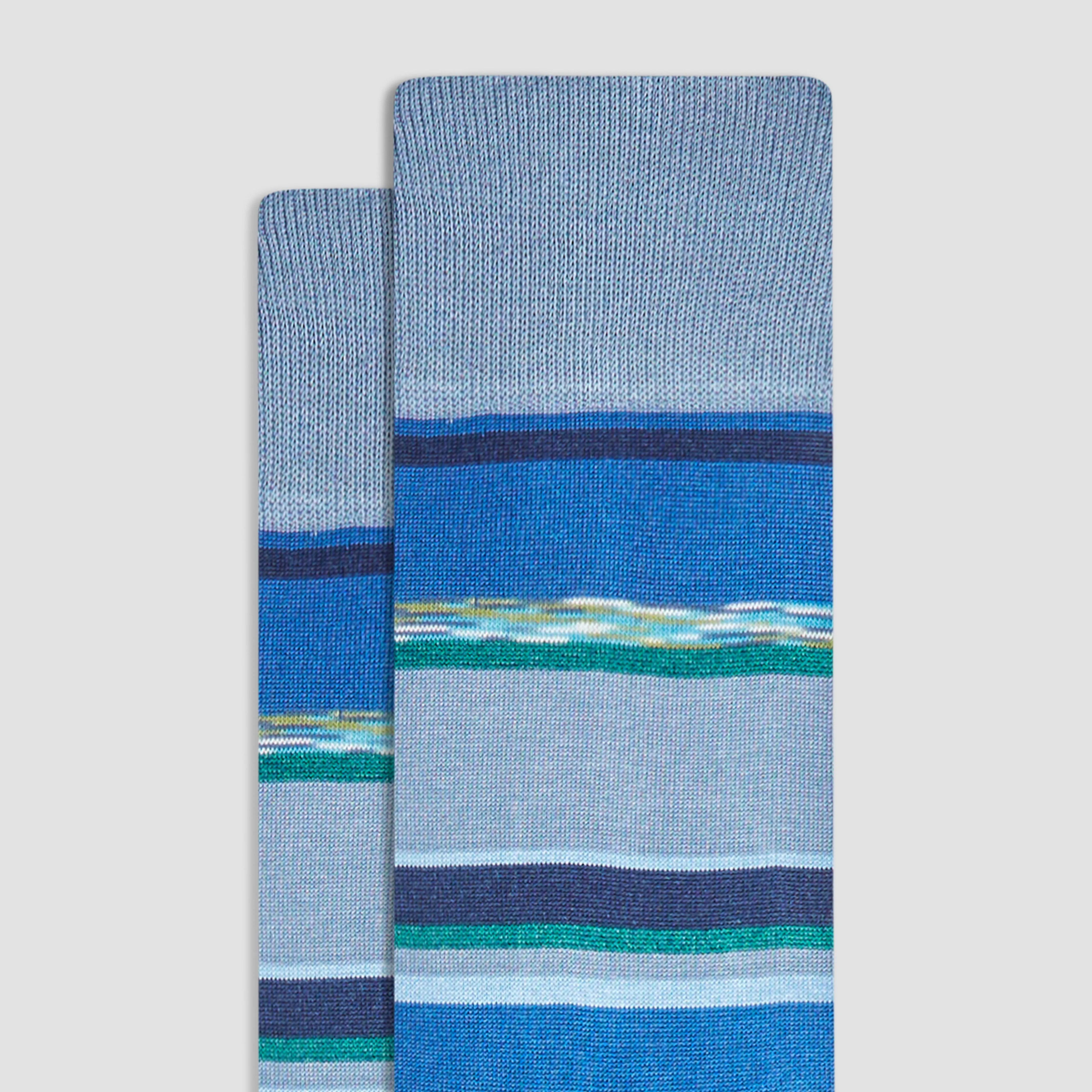 Striped Mid-Calf Socks