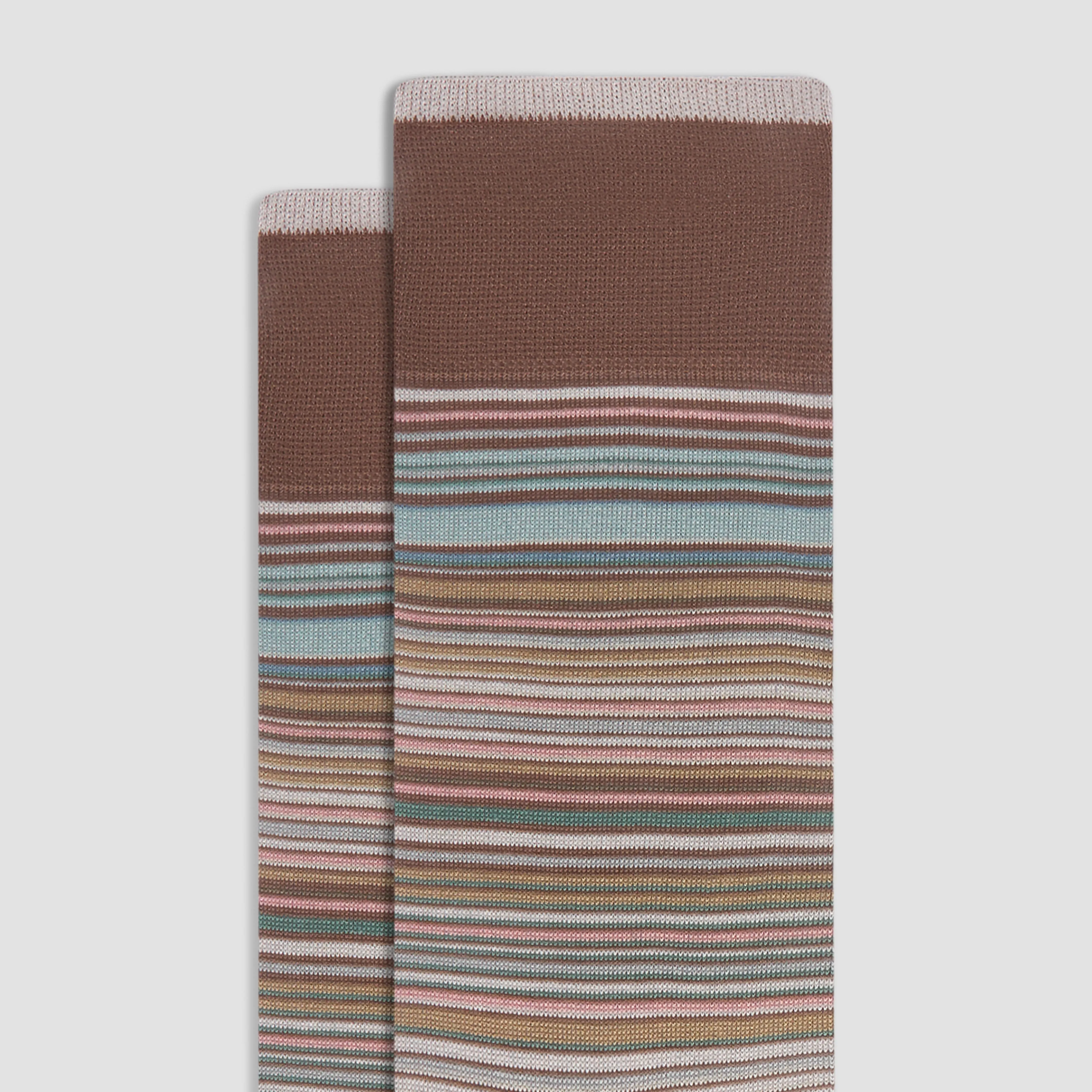 Striped Mid-Calf Socks