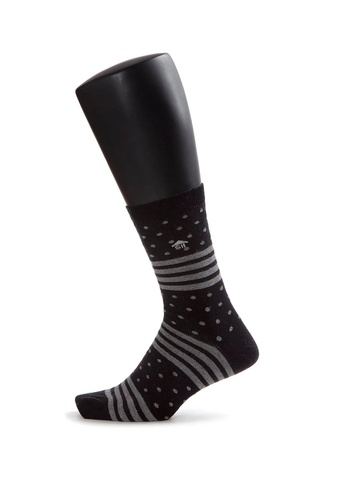 Stripes and Dots Design Women Socks