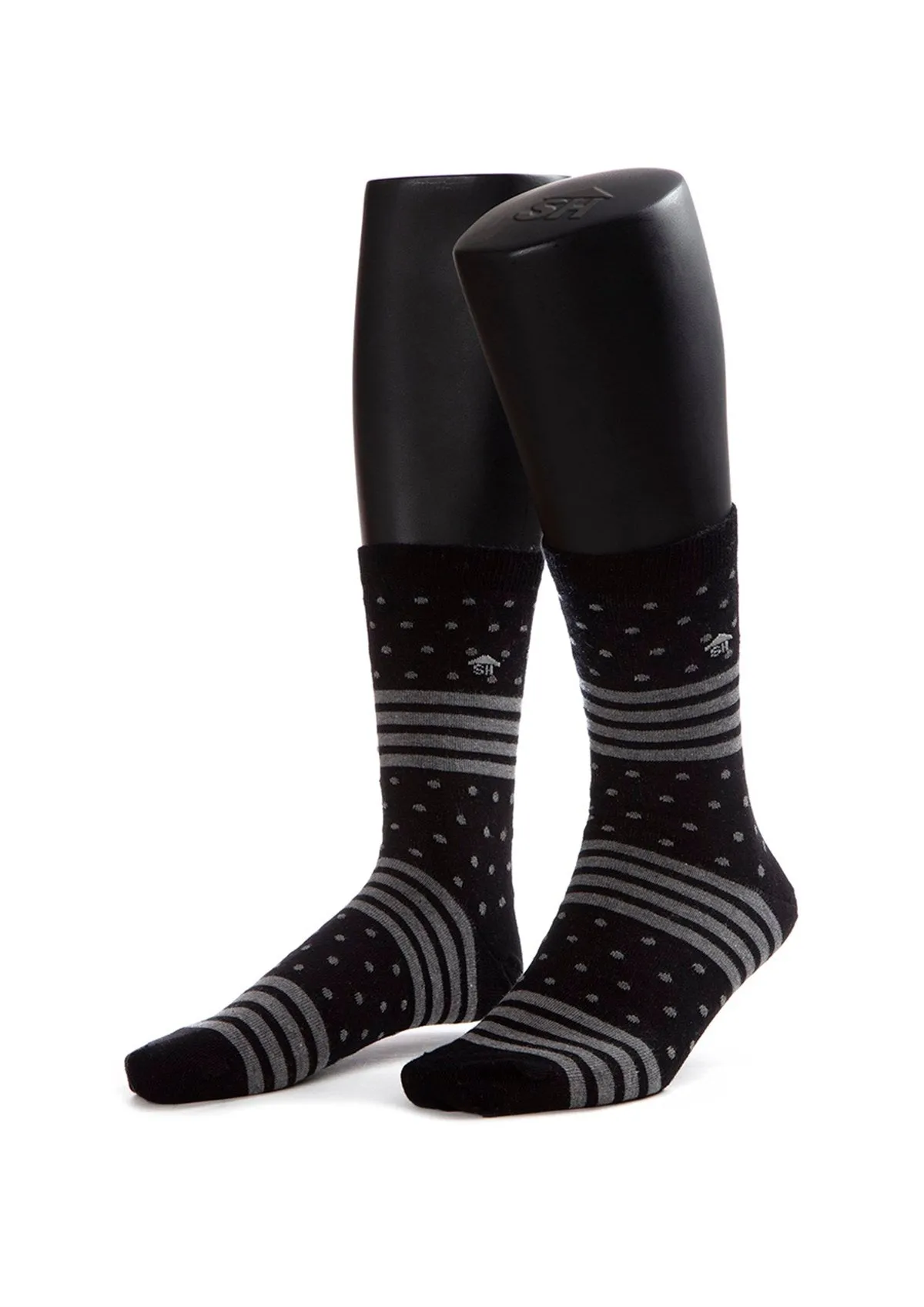 Stripes and Dots Design Women Socks