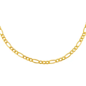 Super Hollow Figaro Necklace 14K
