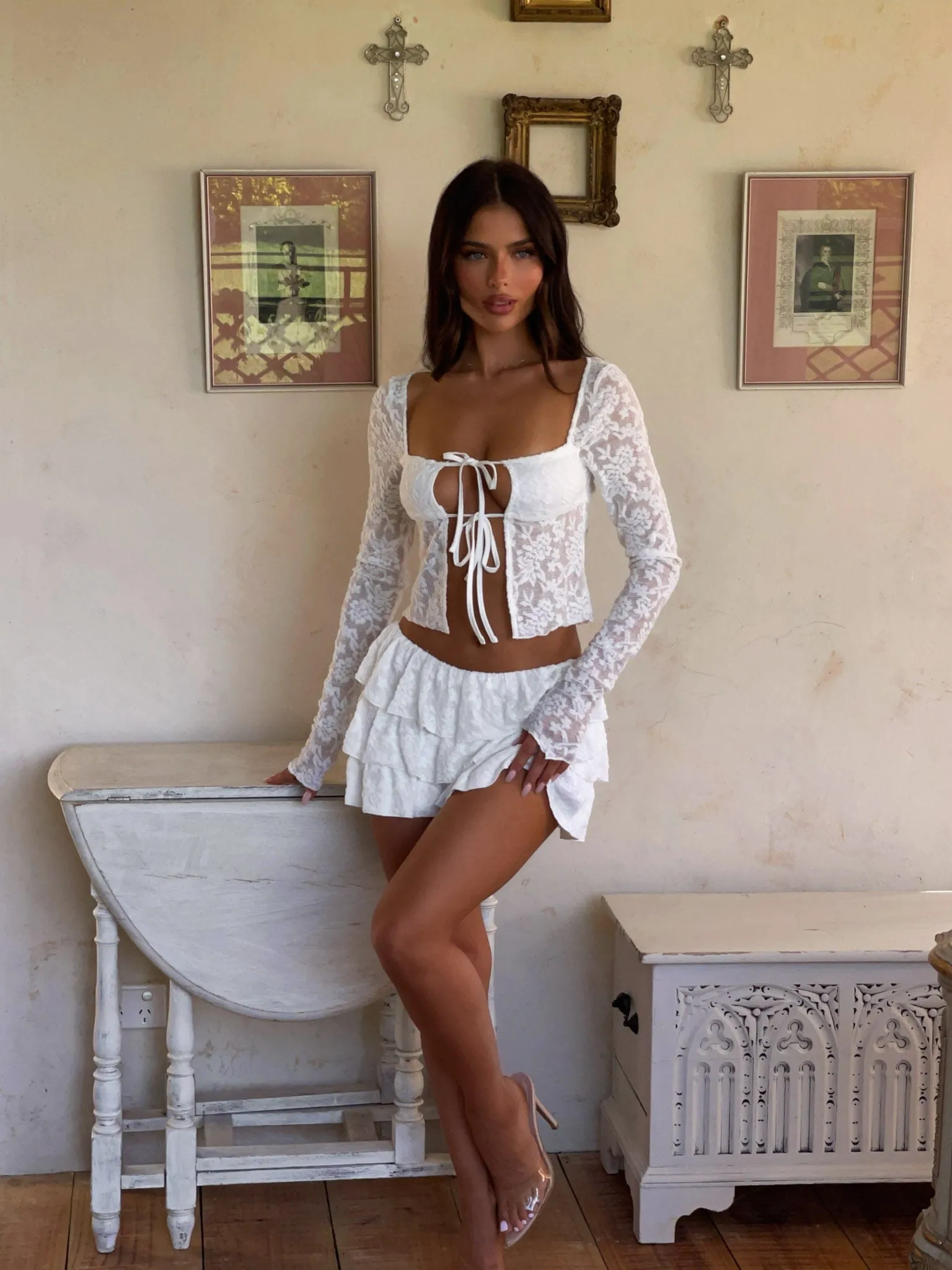 SYLVIA TOP WHITE