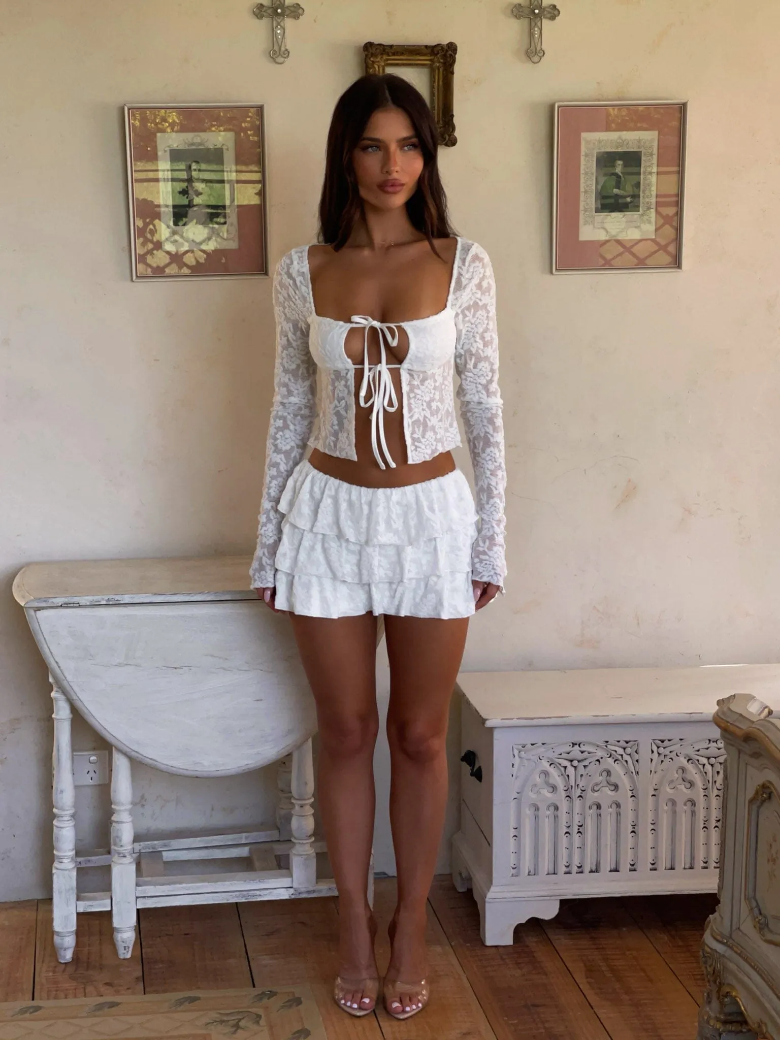 SYLVIA TOP WHITE