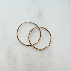 The 14k Classic Hoop