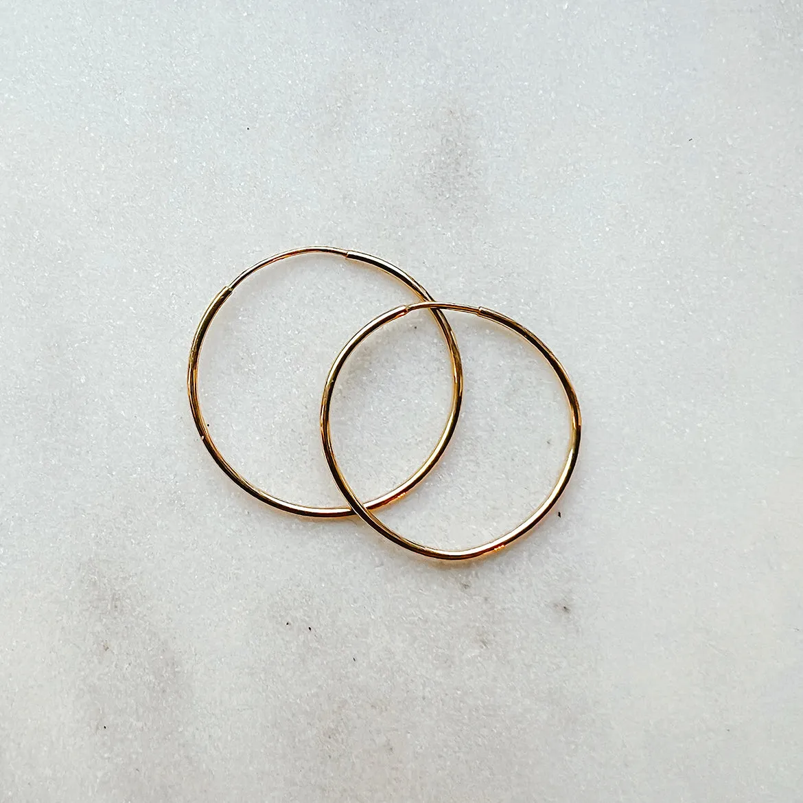 The 14k Classic Hoop