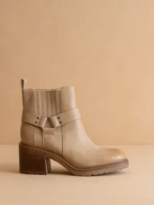 The Jayden | Khaki Motorcycle Bootie