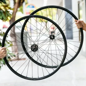 Thru-Axle Track HOPE Tech & Velocity | Velocity Quill 3X | Black Clincher Wheelset