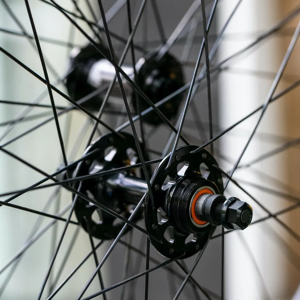 Thru-Axle Track HOPE Tech & Velocity | Velocity Quill 3X | Black Clincher Wheelset