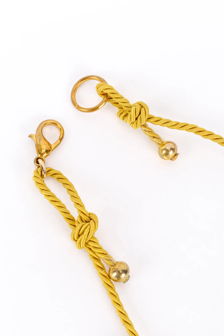 Tiger's Eye Ceramic Rope Necklace