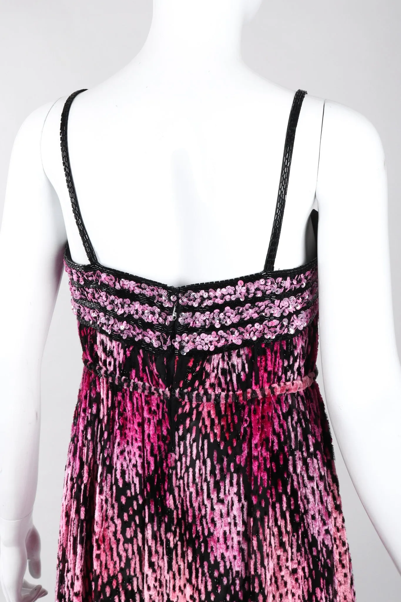 Tinsel Velvet Burnout Gown