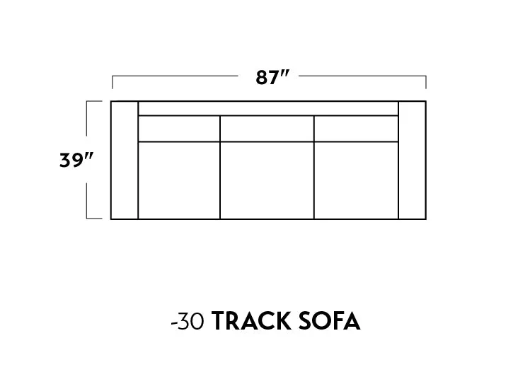 Track 87" Sofa